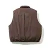 Ropa Vintage Yidao 2026 Invierno Nuevo Retro Estructura Cuello de Borrego 90 Plumón de Pato Blanco Chaleco de Plumón Ropa de Abrigo para Superponer