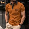 Estação independente ebay transfronteiriça europeia e americana masculina lapela moda slim bolso no peito manga curta camiseta masculina camisa polo
