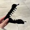 Clip de Banana de Lazo de Terciopelo con Fragancia Pequeña de Puro Deseo Coreano Pinza para Cola de Caballo Grande de Mujer Pasador Accesorios para el Cabello de Gama Alta Otoño e Invierno