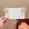 Tocados Hanfu de Estilo Antiguo para Niños, Cadena para la Frente de Princesa Estilo Chino para Niña Pequeña, Pasador de Pelo con Borla para Disfraz Antiguo, Accesorio para el Cabello con Colgante para Cejas