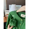 Cárdigan de Punto de Terciopelo de Mapache Rosa Suave Estilo Coreano para Mujer Principios de Otoño Estilo Perezoso Chaqueta Suéter Top Suave y Ceroso Invierno