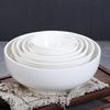 Louça de Cerâmica Branco Puro Espessado Tigela de Arroz 4.5 Tigela Luohan Tigela para Macarrão Instantâneo Tigela para Ramen Tigela de Porcelana Comercial para Arroz Doméstico