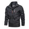 Exportación Transfronteriza 2025 Nueva Chaqueta de Primavera y Otoño Talla Grande para Hombre Cortavientos e Impermeable Chaqueta Exterior Chaqueta para Hombre