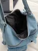 Bolso de mujer transfronterizo de Dongdaemun, Corea, mochila casual de mezclilla de alta calidad, nuevo modelo 2026, versátil y única para ir al trabajo