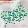Pedras de Strass para Nail Art Verde Esmeralda Imitação Fundo Plano, Pacote Misto Popular Retro Luxo K9 Mini Chanfradas de Formato Irregular