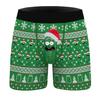 Roupas de Natal Novas Transfronteiriças Estampagem Digital Moda Masculina Poliéster Respirável Roupa Íntima Confortável Cuecas Boxer