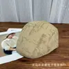Novo Boné Simples de Primavera Estilo Coreano para Mulheres, Boina Versátil Retro Japonês, Chapéu de Artista Moda Casual Atacado