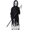 Halloween Luminoso Muerte Cos Disfraz Guadaña Estilo Europeo y Americano Ropa de Vampiro Americana Disfraces para Disfrazarse