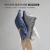 Fundas de almohada de algodón de fibra larga Xinjiang 100S de alta gama de cinco estrellas, un par para uso doméstico, color liso, algodón puro