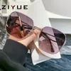 Óculos de Sol Femininos da Moda Personalizados Lisos com Aparência Emagrecedora Transmissão ao Vivo Mesmo Estilo Óculos de Sol para Proteção Solar para Homens Óculos de Sol Anti-UV