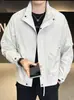 Chaqueta Nueva para Hombre 2026 para Primavera y Otoño, Top de Cuello Alto Moderno y Elegante, Chaqueta Casual Versátil y Sencilla para Jóvenes