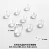 Acessórios de Contas Espaçadoras de Cristal Branco Natural Contas para Pulseira DIY Contas Irregulares Contas Facetadas Contas de Cristal de Forma Livre para Pulseira