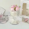Mini ramo de jabones de rosa estilo Chanel francés para el Día de la Madre, Regalo de Cumpleaños para Amigas y Acompañamiento de Ceremonia