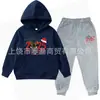 Conjunto de Sudadera de Forro Polar Otoño e Invierno 2025 para Niños y Niñas Conjunto de Dos Piezas de Sudadera Ropa Infantil Sudadera de Manga Larga y Pantalones Deportivos para Niños Pequeños