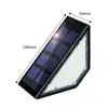 Luces Solares para Escaleras de Gran Venta Transfronterizas, Iluminación de Pies, Luces para Peldaños, Luces Solares para Peldaños de Patio, Jardín, Balcón