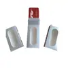 [Ventas directas de fábrica] Caja pequeña plateada para unidad USB, cartón para unidad USB, cartón con bandeja interior de blíster, papel plegable para caja de unidad USB neutra