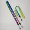 Cordón Multicolor Gradiente Colorido Hecho de Poliéster con Proceso de Impresión por Transferencia Térmica, Cordón Personalizable para Identificaciones de Trabajo y Pase de Exhibición