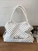Bolso de Tela de Lunares para Mujer 2026 Nuevo de Moda Tendencia Estudiante Fiesta Clase Viaje Diario Bolso Tote Gran Capacidad Bolso de Hombro