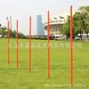 Haste de sinalização de futebol haste de treinamento de basquete haste de aviso de obstáculo bandeira de canto de futebol de ABS com injeção de água ao redor da haste através da grade