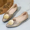Comercio electrónico transfronterizo, talla grande, nueva colección primavera/otoño 2026, punta poco profunda, punta fina, mocasines de moda y versátiles para mujer, suela plana, zapatos de suela blanda