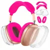 Adequado para Capas de Fone de Ouvido Airpodsmax, Conjunto de Quatro Peças de TPU para Capa de Fone de Ouvido Apple, Capa Protetora para Airpodsmax
