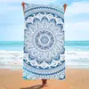 Millones de Toallas de Playa con Patrón de Mandala Transfronterizo Más Vendidas de Temu en Stock, Toallas de Playa Absorbentes de Fibra Ultrafina Hechas a Medida