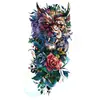 Suministro Exclusivo Transfronterizo de Tatuajes de Cofre de Dragón y Hombro, Tatuajes de Flor de Dragón en el Brazo, Tatuajes Realistas de Línea, Impermeables, de Larga Duración, Audaces Pegatinas de Tatuaje Estilo Celebridad de Internet