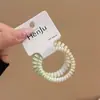 Anillo para el pelo de línea telefónica con degradado de primavera y verano, cuerda para la cabeza para mujer, nueva cuerda para el pelo de alta gama 2024, banda elástica alta y duradera para el pelo
