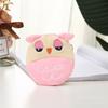 Bolsa de moedas fofa de pelúcia Tecido dos desenhos animados Chave feminina Bolsa Bolsa de moedas Carteira pequena Presente por atacado