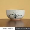 Taza de té de cerámica pintada a mano juego de té Taza Taza Individual taza de té maestro Nuevo chino orquídea bajo esmalte taza individual grande