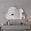 Tocador espejo de nube espejo de maquillaje grande espejo de pared espejo de baño para apartamento pequeño sala de maquillaje espejo inteligente con luz hogar