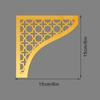 Pegatinas de Pared de Espejo con Encaje Diagonal Estilo de Oriente Medio Pegatinas Decorativas para Gabinete de Pared de Fondo Estilo Étnico Vidrio de Ventana