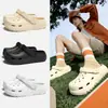 Zapatos con agujeros suela gruesa para aumentar altura mujer sandalias de exterior pantuflas exterior antideslizantes punta cerrada zapatos de playa venta al por mayor