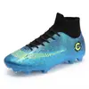 Nuevos Zapatos de Fútbol de Primavera y Verano de Tacos Largos y Tacos Cortos, Calcetines, Zapatos para Correr de Suela Dura, Tenis, Tenis para Césped