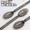 Cucharas desechables empaquetadas individualmente para llevar, cucharas estilo americano para uso comercial de grado alimenticio, cucharas de plástico espesado para yogur