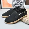 Zapatos de Tela Estilo Nuevo Old Beijing para Hombre, Casuales, Cómodos, Antideslizantes, Transpirables, Zapatos de Papá, Suela Suave, Ligeros, Mocasines para Personas de Mediana Edad y Mayores