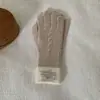 Nuevos Guantes de Lana Tejidos con Trenzado de Figura de Ocho Pequeña para Mujer, Estilo Coreano, Cálidos, Sin Dedos, Táctiles, Antifrío, Atmósfera de Otoño e Invierno