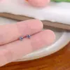 Mini pendientes minimalistas de circonita, nuevos y elegantes pendientes de alta gama que combinan con todo para mujer.