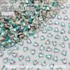 6*7mm Coração Torto Base Pontiaguda Formato Especial Diamante para Nail Art Pequeno Mini Joia para Nail Art Material para Polimento de Unhas Usável Atacado