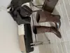 Botas vaqueras western de estilo vintage 2026 nuevas, de gamuza con patchwork para mujer, con punta cuadrada y tacón grueso, botas largas hasta la rodilla