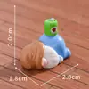 Nuevo producto transfronterizo: Miniatura de paisaje enano borracho figura linda accesorios, decoraciones DIY para casa de muñecas, adornos de escritorio