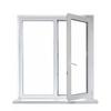 Serie 80 ventana batiente de apertura interior e interior invertida aislamiento acústico y térmico sellado ventana integrada de apertura interior y exterior para balcón sellado ventana batiente para balcón