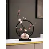 Nuevos Adornos Chinos Floreros para Arreglo Floral Sala de Estar Aparador de Vino Oficina Decoración Regalos de Inauguración Cerámica