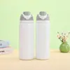 Taza Termo para Bebida Doble de Acero Inoxidable 304 con Tapa Pop-Up y Popote Personalizable, Taza de Fruta con Bolso para Exteriores, Botella de Agua Deportiva