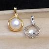 Accesorios DIY Joyería de Perlas Colgante de Cinta Soporte Vacío Producto Semiterminado 11-12mm Base Colgante Ocultador Cabeza Jg5945