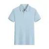 Camisa Polo Salona com Gola Antibacteriana Camisa Cultural de Publicidade Camiseta Personalizada Roupa de Trabalho Manga Curta Logo Impresso Personalizado Pode Ser DIY
