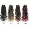 Cabello africano de ganchillo, tres trenzas, diosa voladora, concubina, cabello trenzado europeo y americano, trenzas de río, mujeres