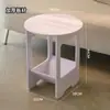 Mesa quadrada de varanda estilo europeu, mesa de centro, criado-mudo de quarto, mesinha, mesinha redonda, mesa de centro redonda, mesa lateral de sofá para sala de estar