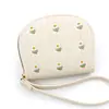 Bolsa de Monedas Portátil Simple Tacto Suave Patrón de Lichi Multifunción Gran Capacidad Bolsa para Cambio Tarjetas Bolsa para Tarjetas