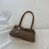 Bolso de Mano para Axila para Mujer 2026 Nuevo Otoño Temprano Bolso de Hombro para Viajes Diarios Estilo Coreano Bolso Baguette de Moda para Mujer